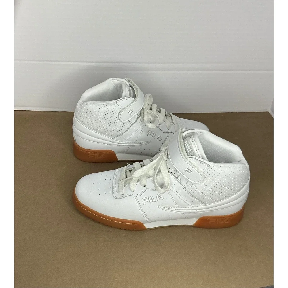 Fila Original Fitness Mid Womens White Gum Sole Sneakers 3VF80128-156 Size 6‎